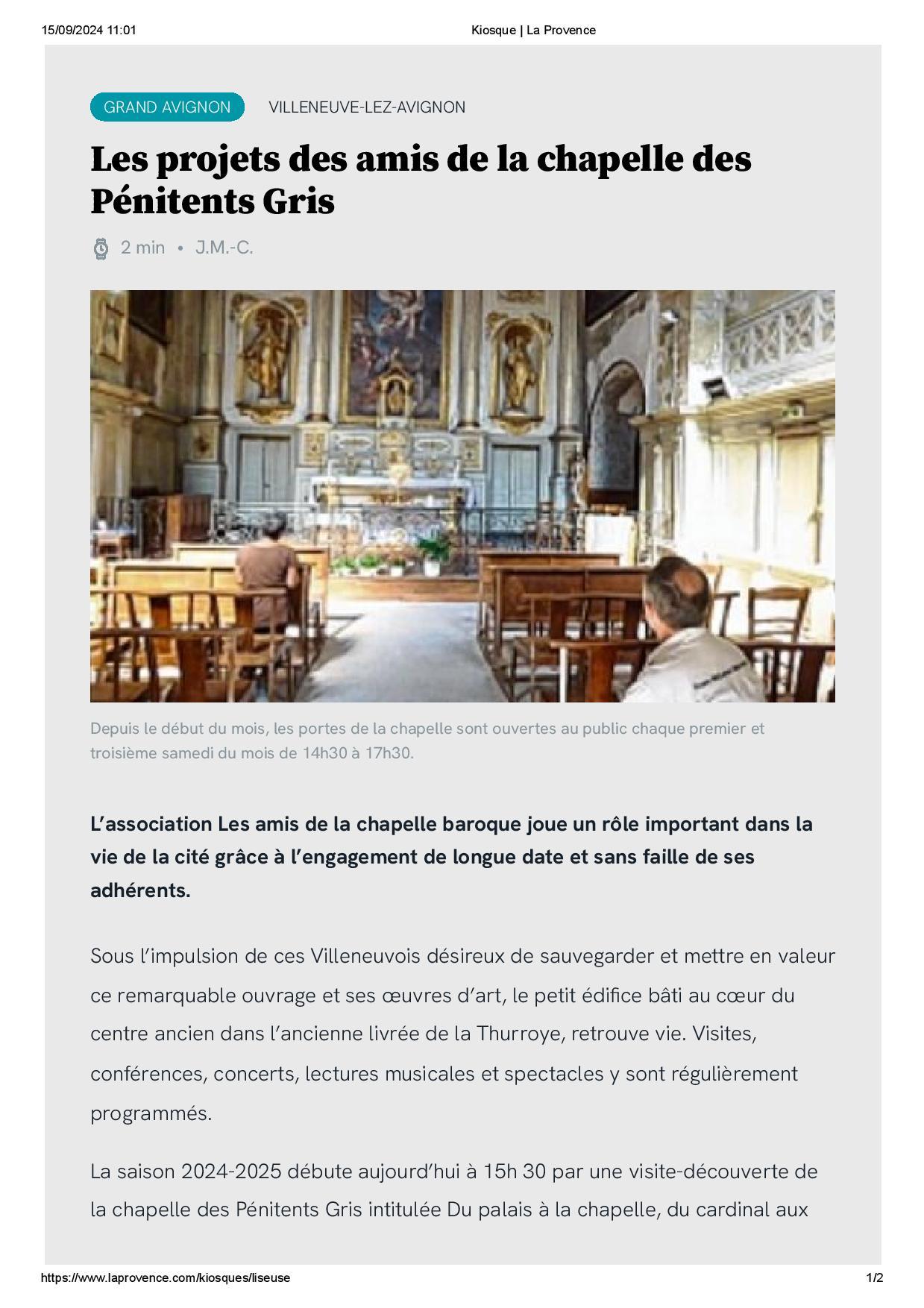 2024 09 15 1 projets de la chapelle des penitents gris